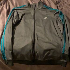 Adidas turtle neck zip up jacket